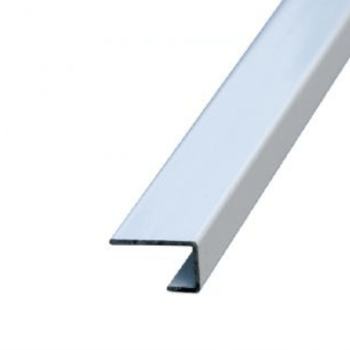 PANEL TRIMS FLAIR CEILING & WALL PANEL END U TRIM SILVER