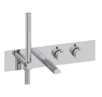 HAKK Concealed Bath Shower Mixer Chrome