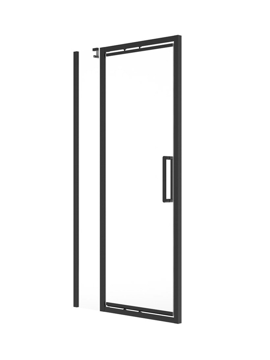 ASPECT INFOLD & INLINE 1000MM SHOWER DOOR MATT BLACK