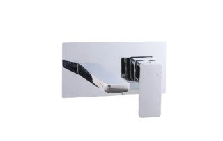 SALDO CHROME WALL MOUNTED BASIN MIXER